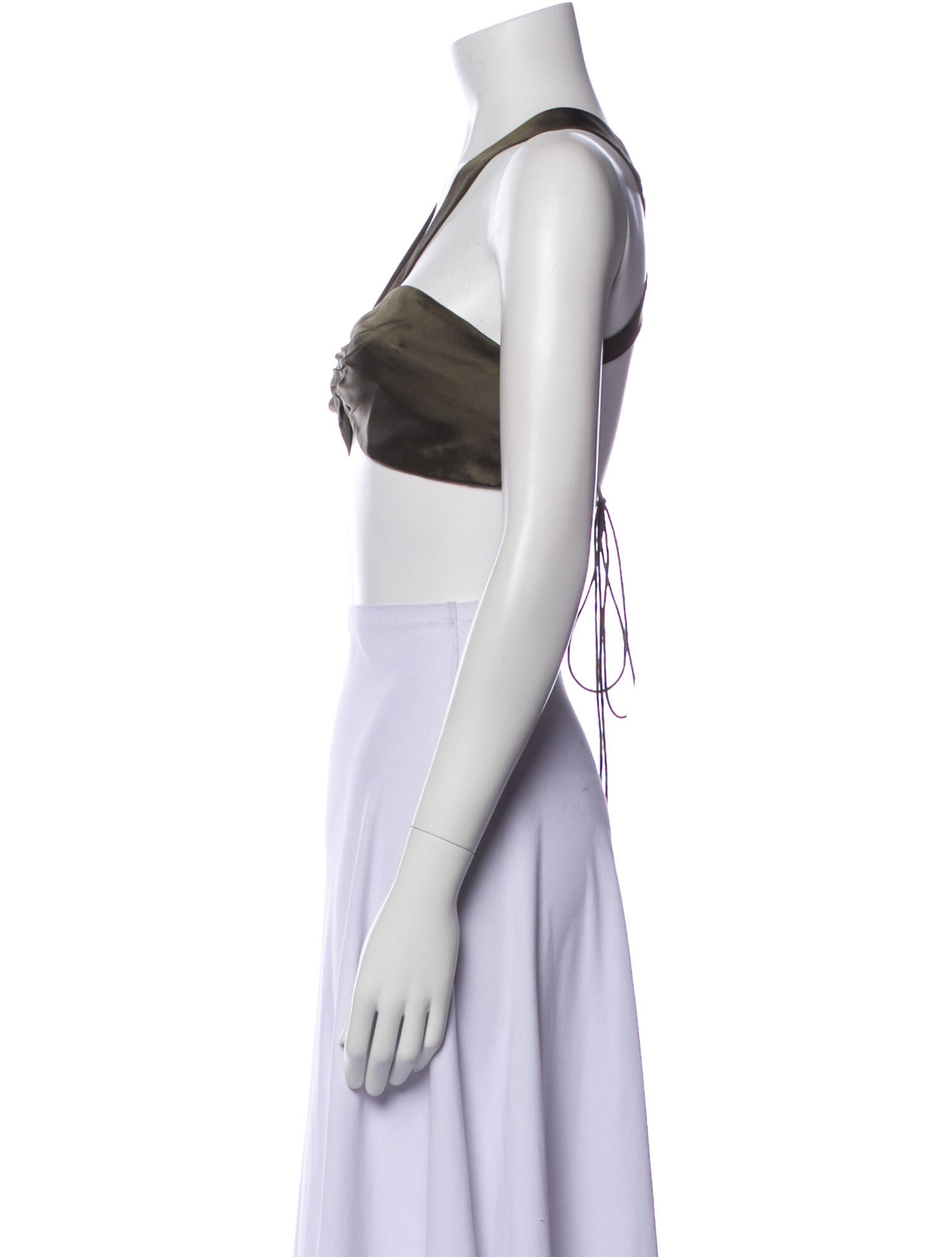 The Sei Silk Halterneck Crop Top w/ Tags