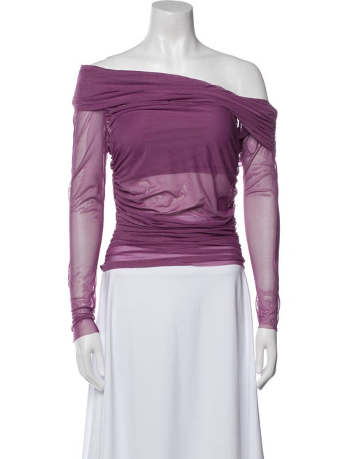 The Sei Off-The-Shoulder Long Sleeve Top