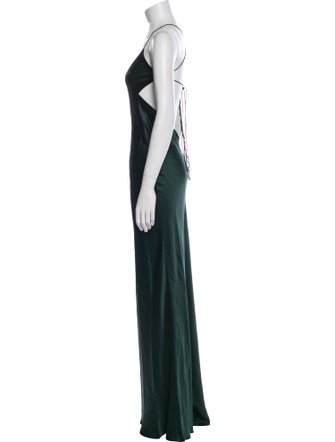 The Sei V-Neck Long Dress