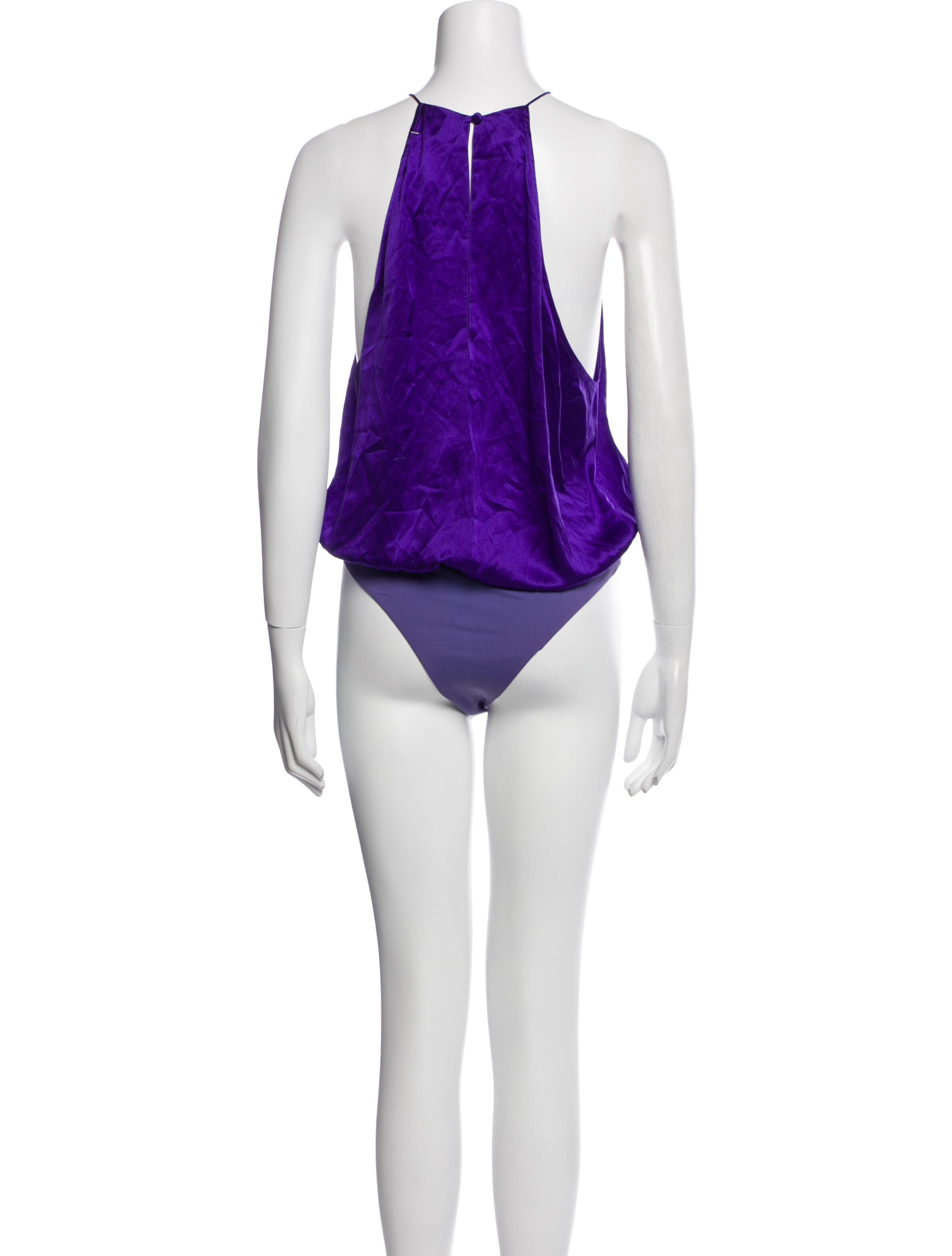 The Sei Silk Halterneck Bodysuit