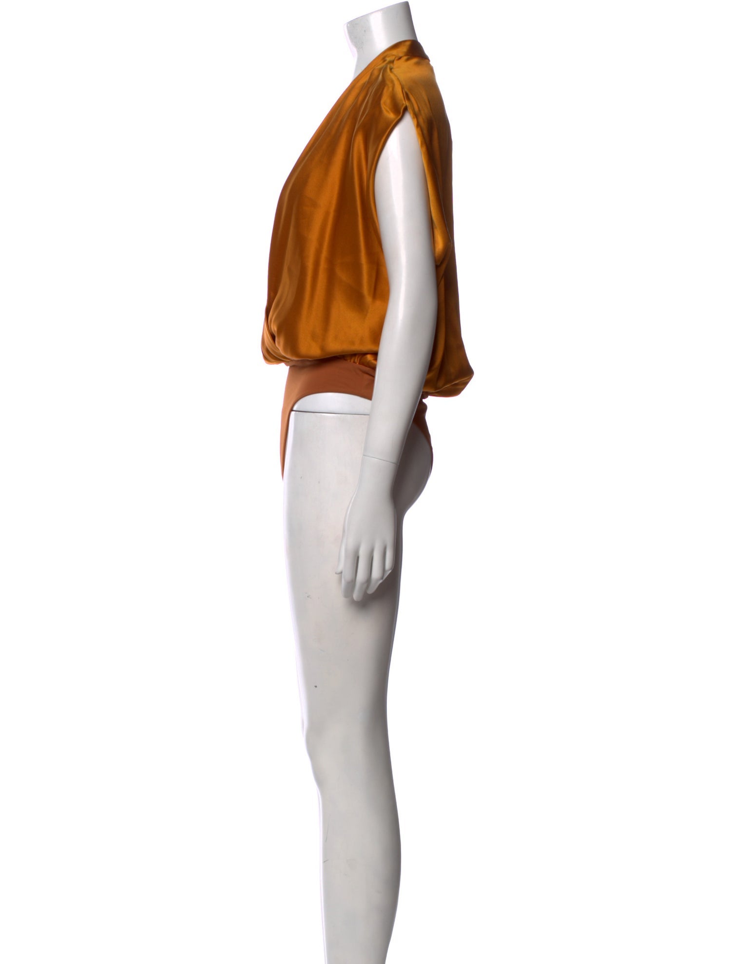 The Sei Silk V-Neck Bodysuit w/ Tags