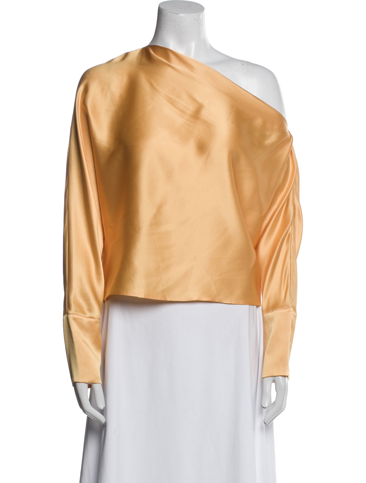 The Sei Silk One-Shoulder Top w/ Tags
