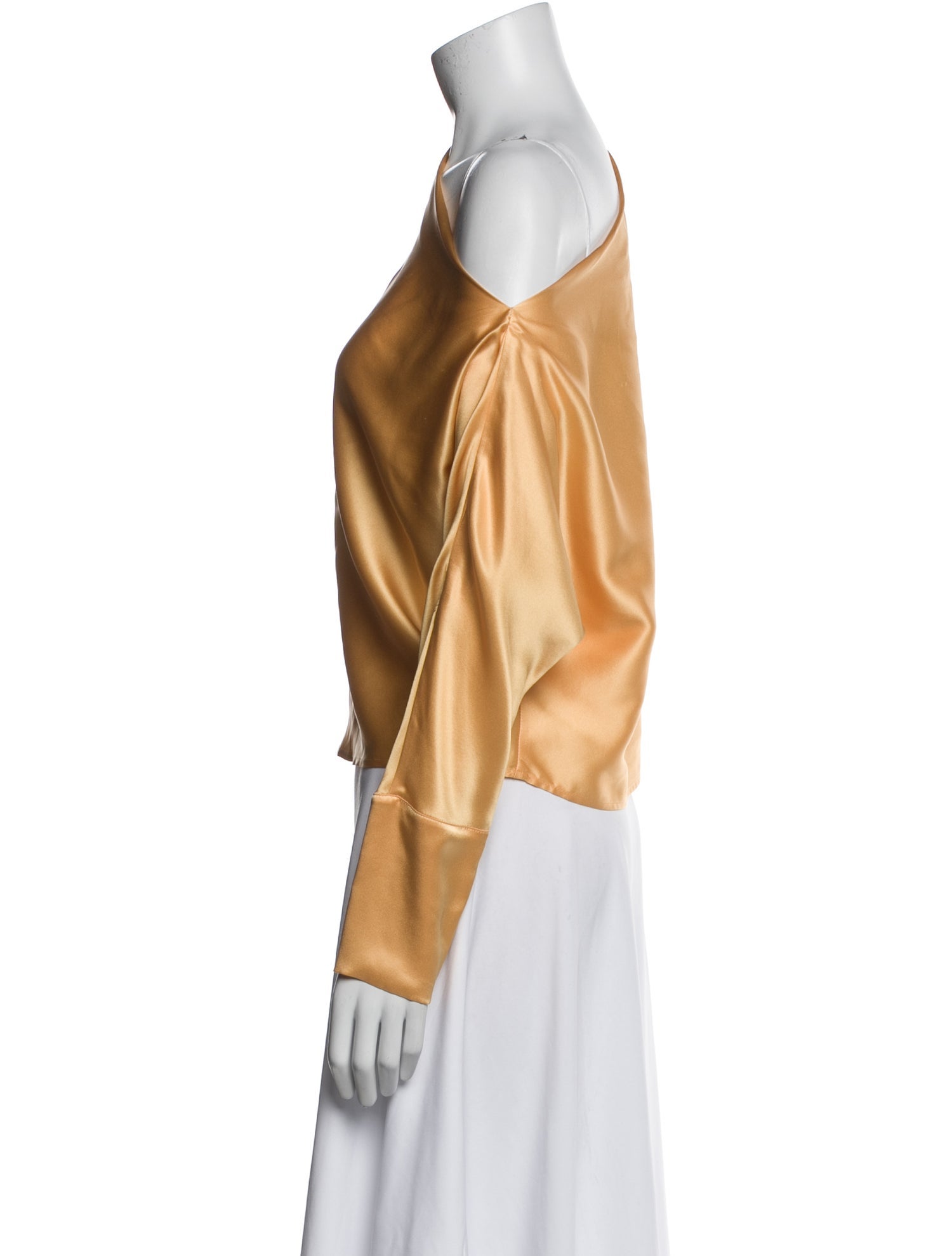 The Sei Silk One-Shoulder Top w/ Tags