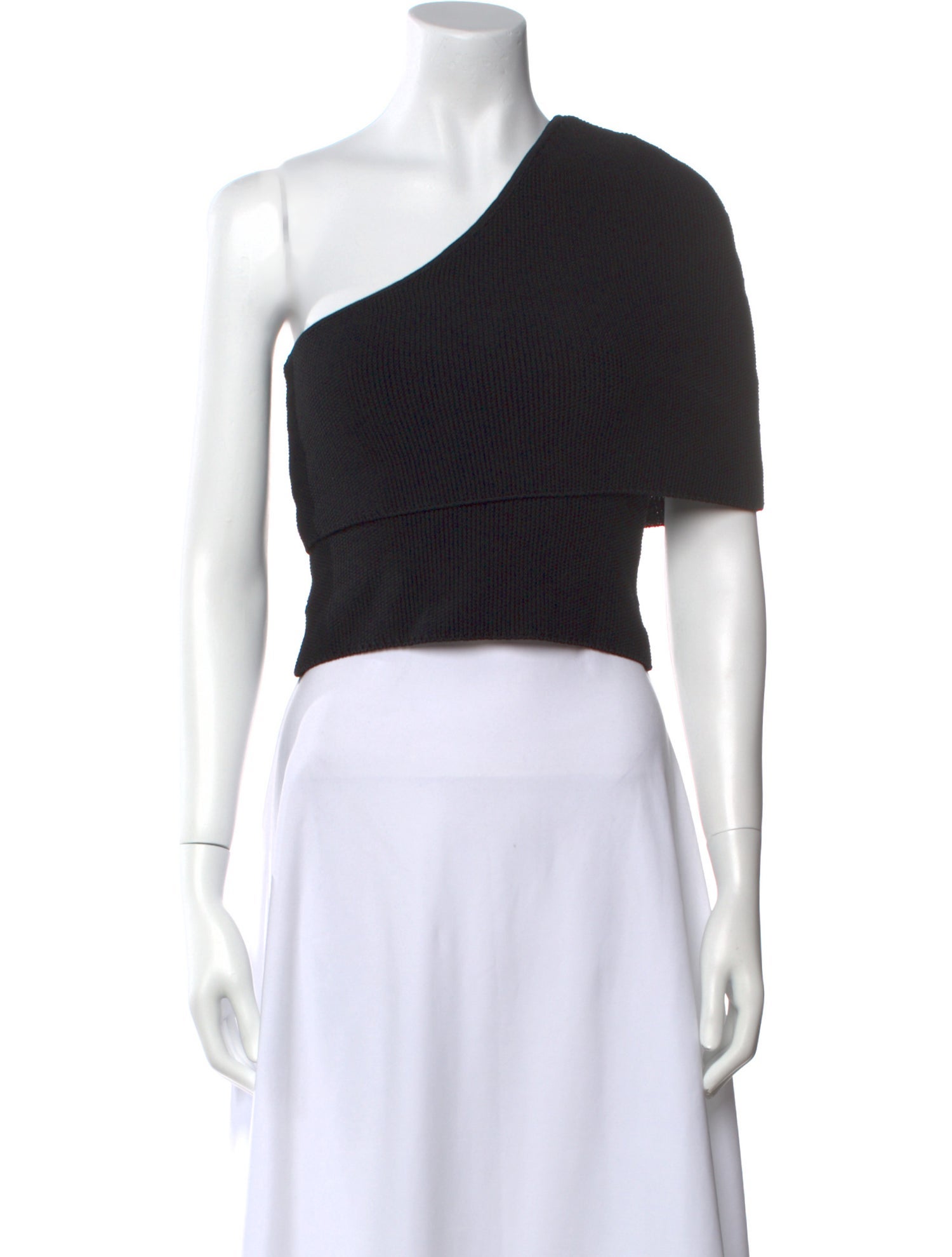 The Sei One-Shoulder Short Sleeve Crop Top