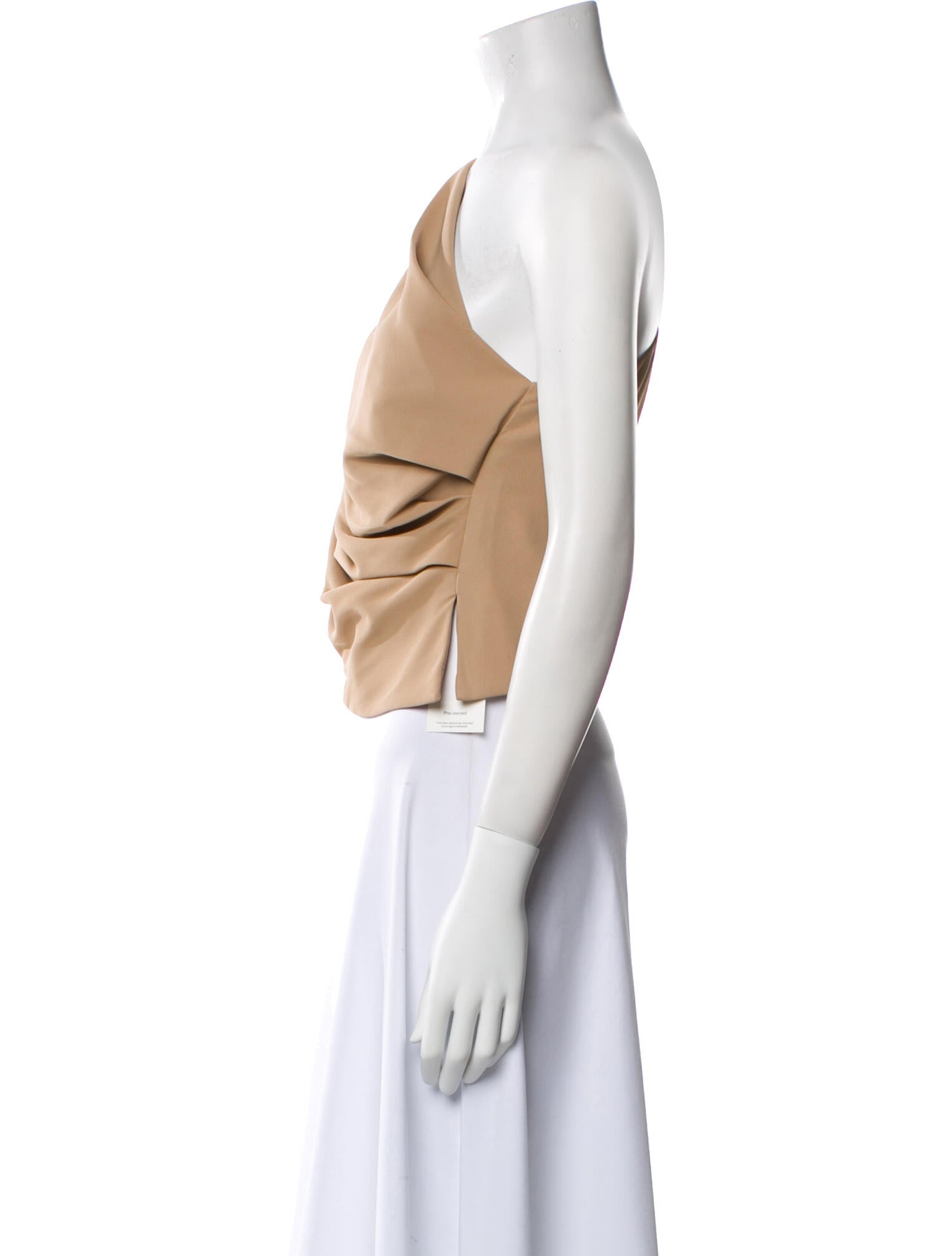 The Sei One-Shoulder Sleeveless Crop Top