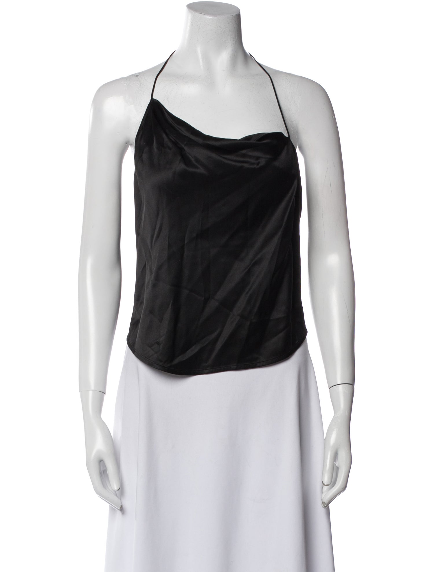 The Sei Silk One-Shoulder Top