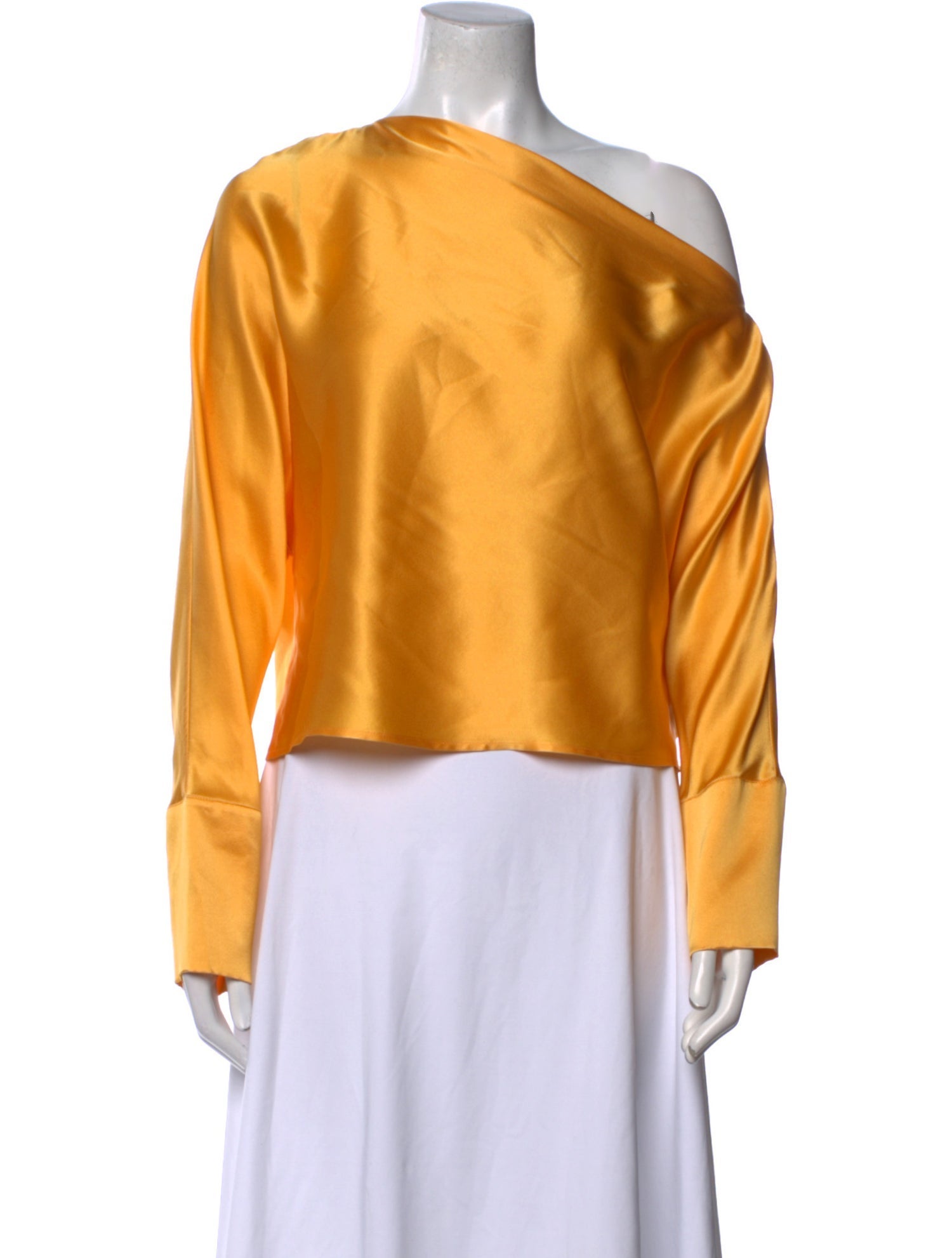 The Sei Silk One-Shoulder Blouse w/ Tags