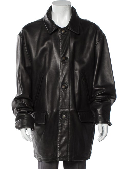 Timberland Leather Jacket Black