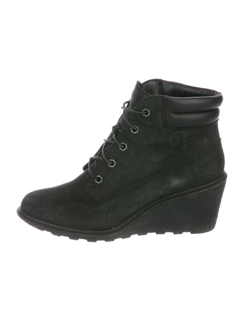 Timberland Leather Lace-Up Boots Black