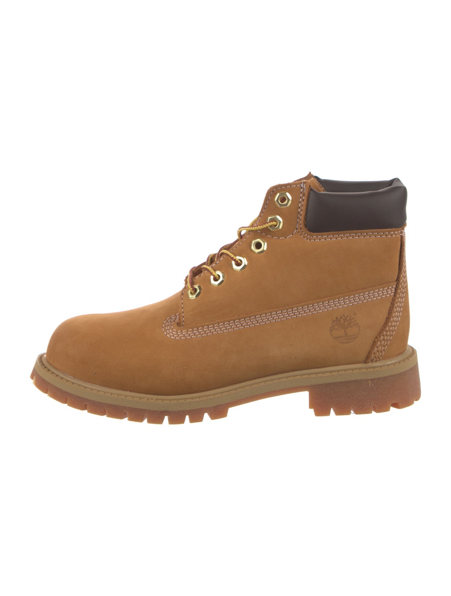 Timberland Nubuck Colorblock Pattern Lace-Up Boots