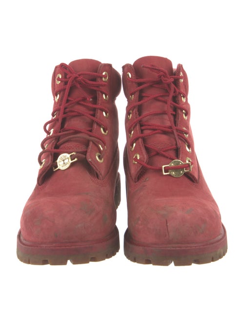 Timberland Suede Printed Combat Boots