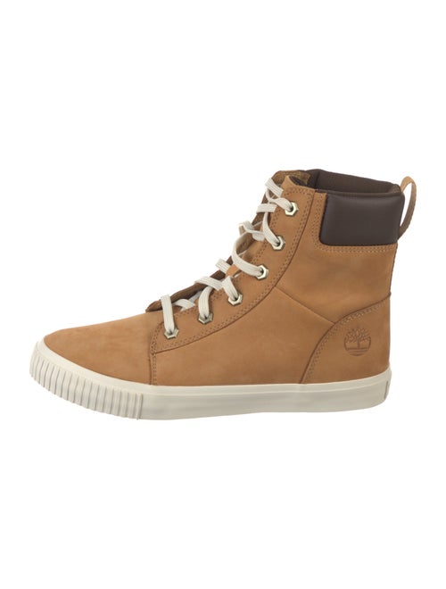 Timberland Suede Leather Trim Embellishment Lace-Up Boots