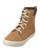 Timberland Suede Leather Trim Embellishment Lace-Up Boots