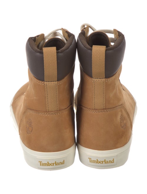 Timberland Suede Leather Trim Embellishment Lace-Up Boots