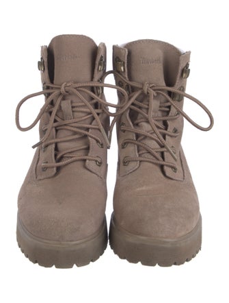 Timberland Suede Combat Boots