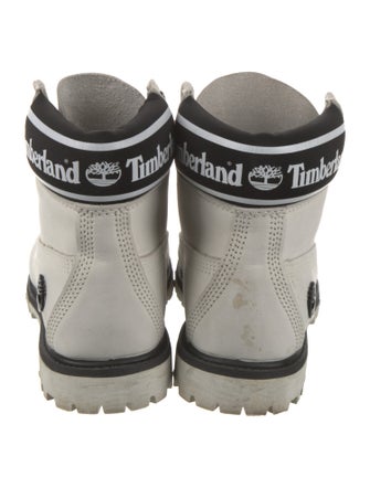 Timberland Suede Printed Combat Boots