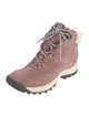 Timberland Suede Fur Trim Hiking Boots