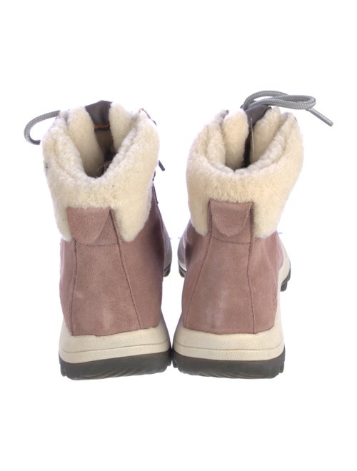 Timberland Suede Fur Trim Hiking Boots