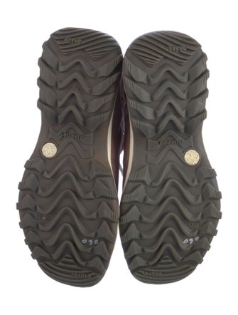 Timberland Suede Fur Trim Hiking Boots