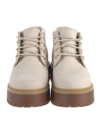 Timberland Suede Combat Boots