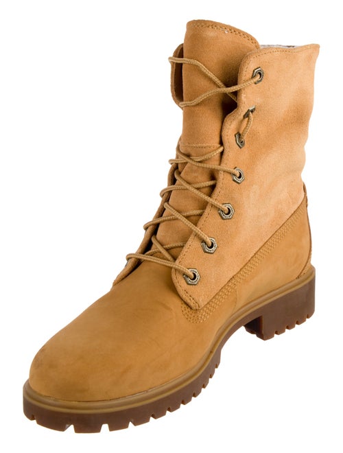 Timberland Suede Printed Combat Boots