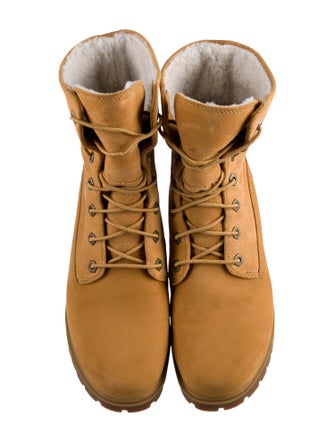 Timberland Suede Printed Combat Boots