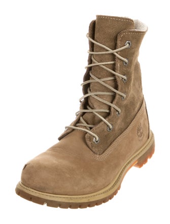 Timberland Suede Lace-Up Boots
