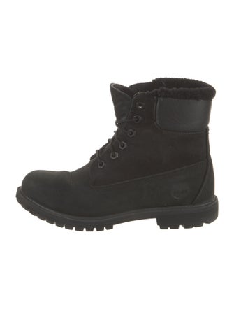 Timberland Suede Printed Combat Boots