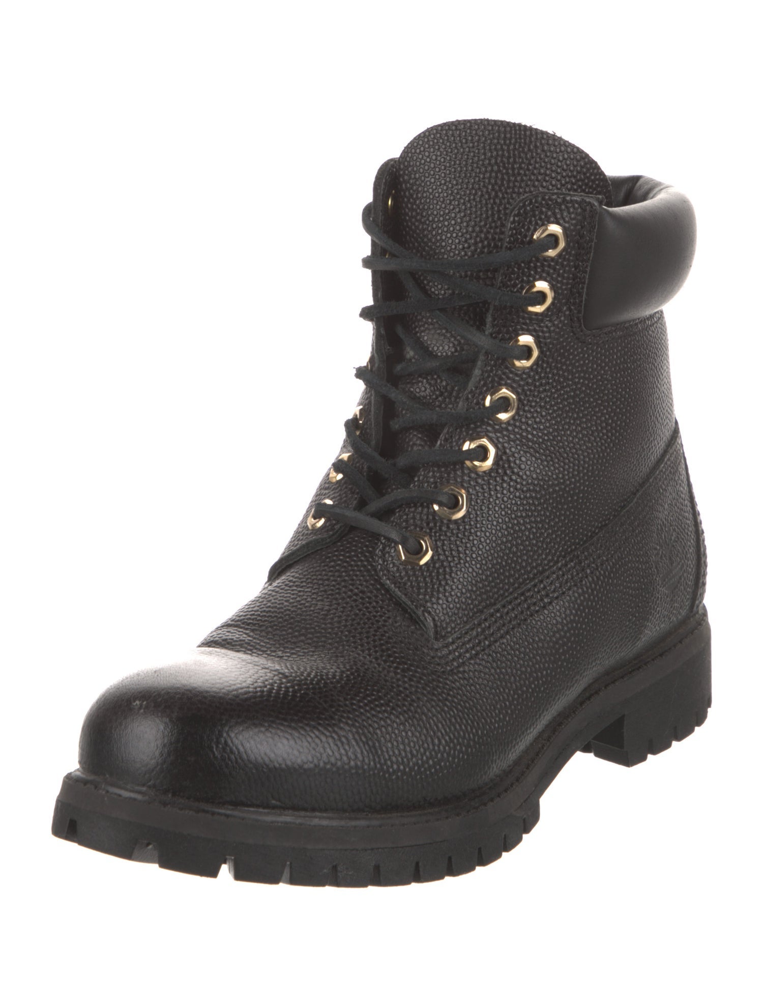 Timberland Leather Printed Combat Boots