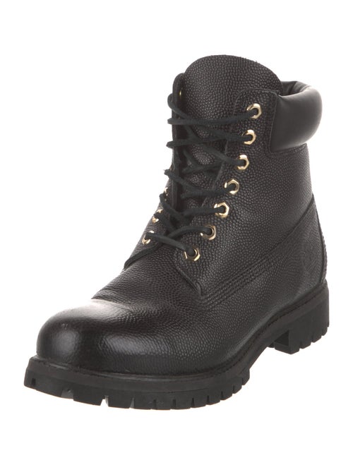 Timberland Leather Printed Combat Boots