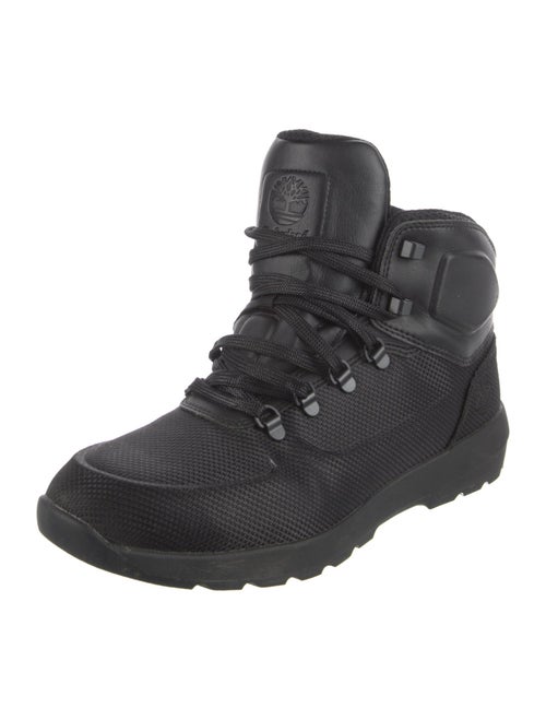 Timberland Camel Leather Lace-Up Boots