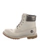Timberland Leather Printed Combat Boots