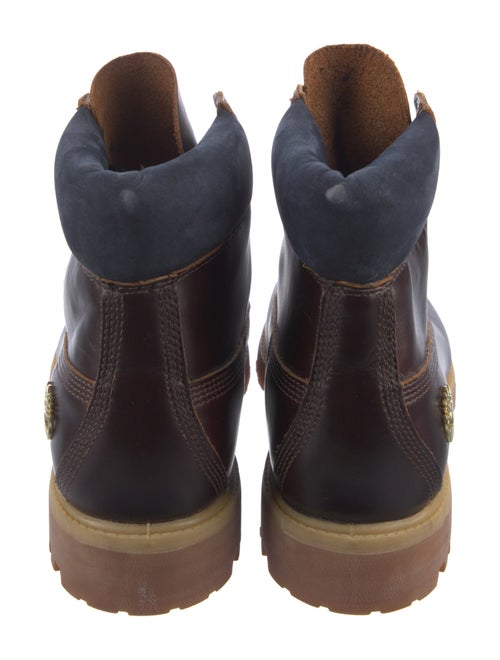 Timberland Leather Printed Combat Boots