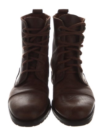 Timberland Leather Combat Boots