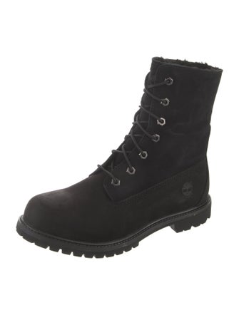 Timberland Suede Printed Combat Boots