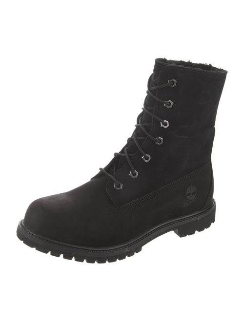 Timberland Suede Printed Combat Boots