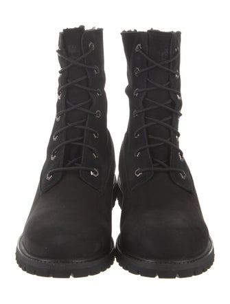 Timberland Suede Printed Combat Boots