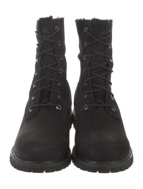 Timberland Suede Printed Combat Boots