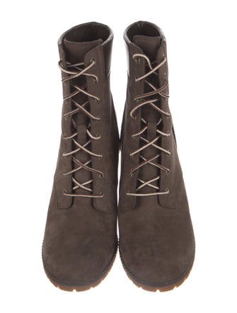 Timberland Suede Lace-Up Boots