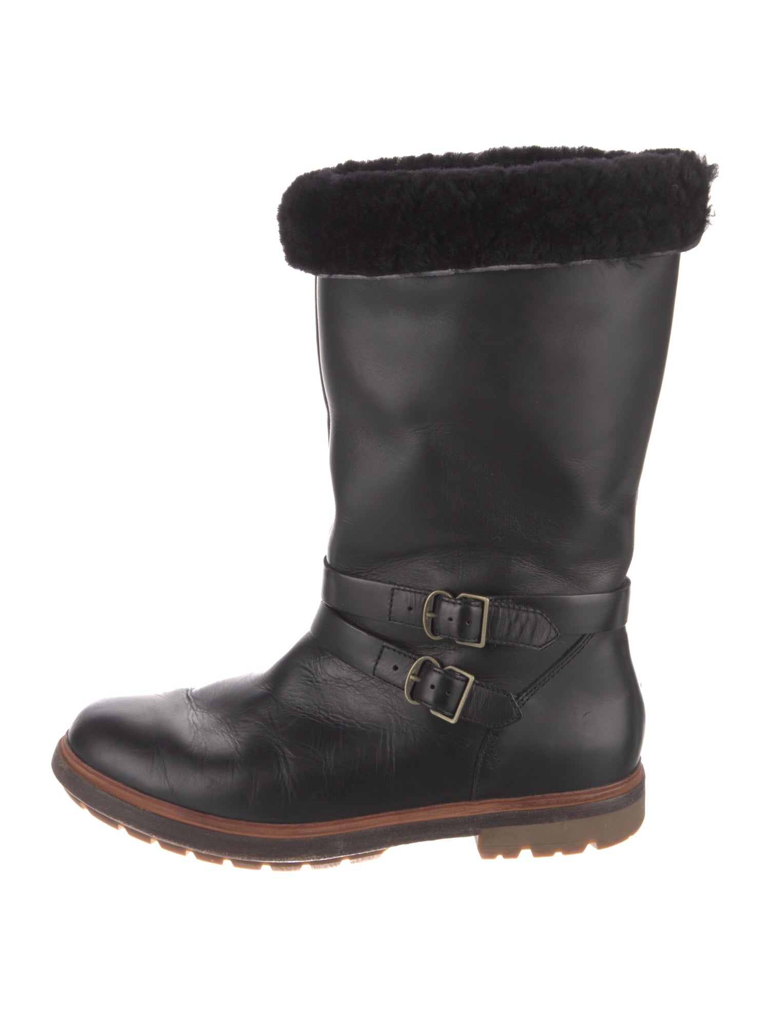 Timberland Leather Moto Boots