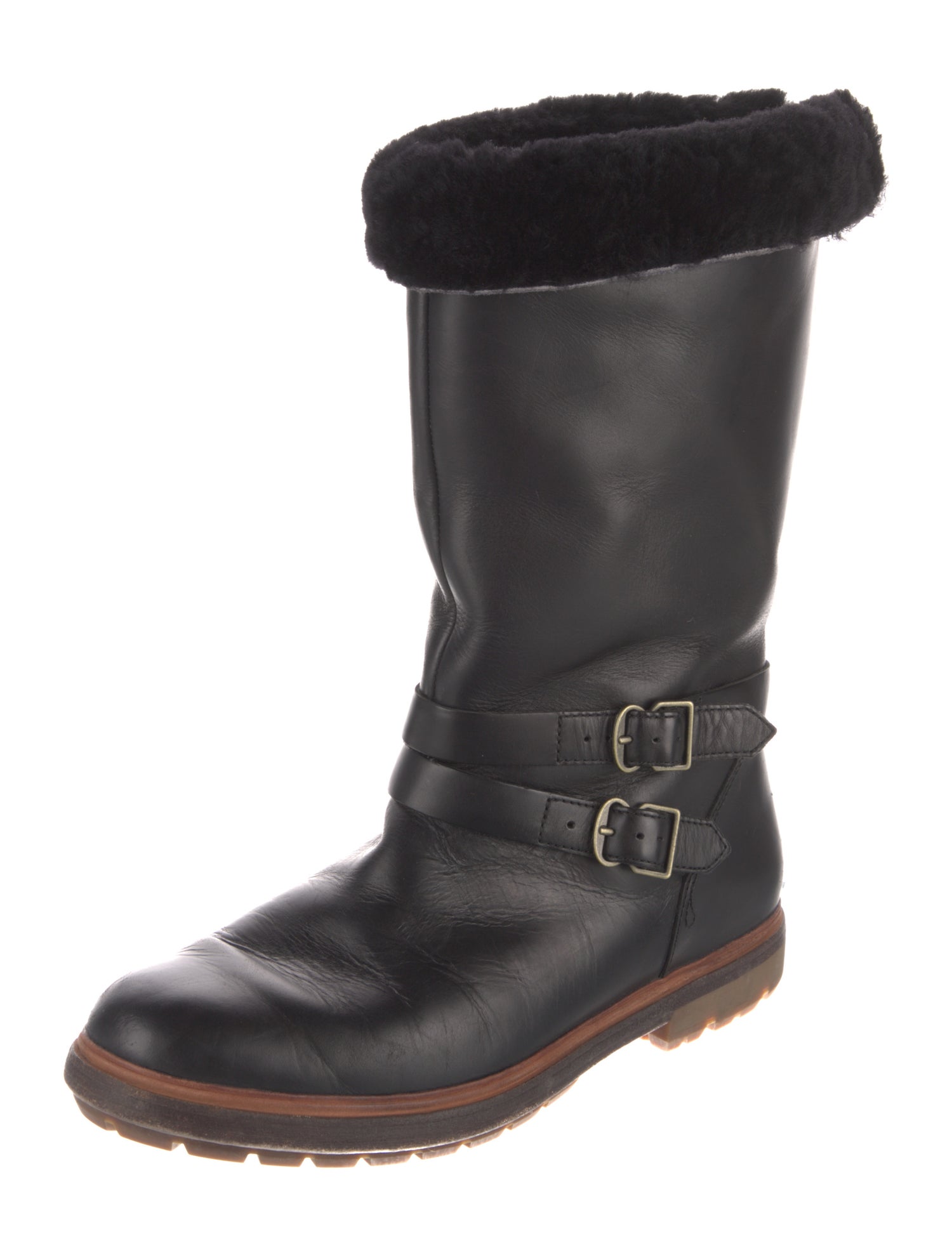 Timberland Leather Moto Boots