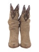Sendra Suede Patterned Western Boots
