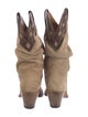 Sendra Suede Patterned Western Boots
