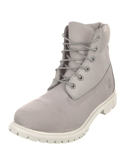 Timberland Leather Printed Combat Boots