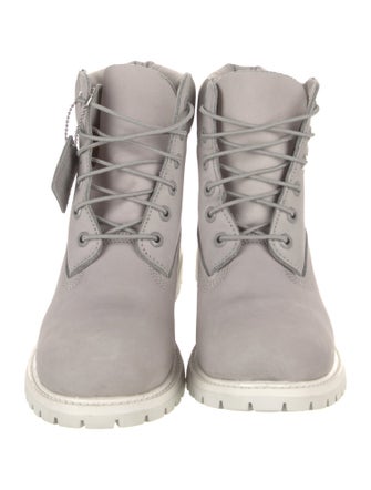 Timberland Leather Printed Combat Boots