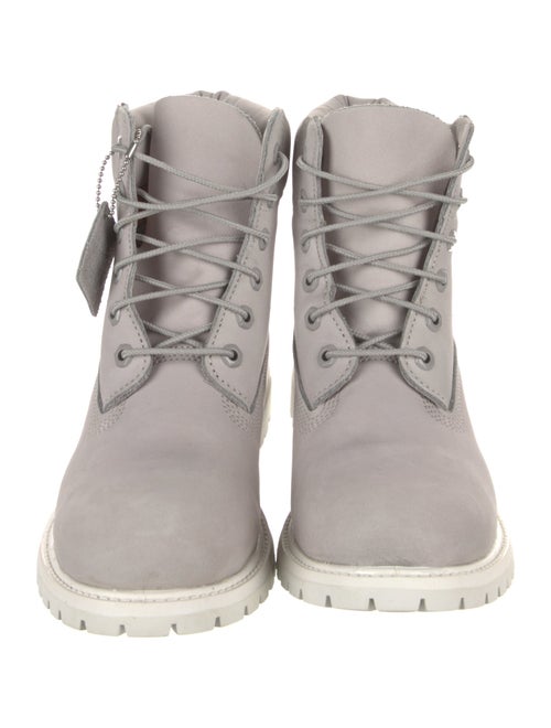 Timberland Leather Printed Combat Boots