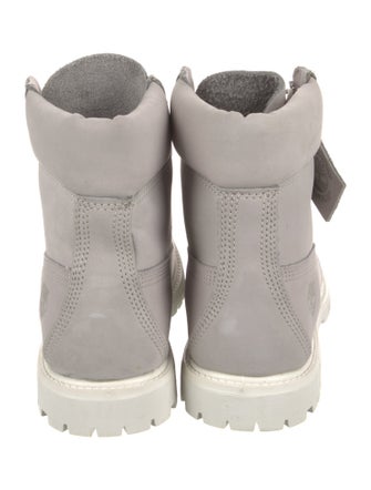 Timberland Leather Printed Combat Boots