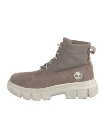 Timberland Suede Lace-Up Boots