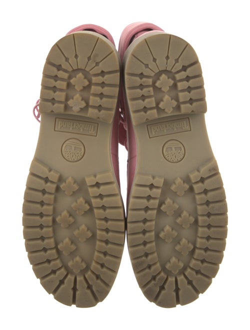 Timberland Suede Graphic Print Combat Boots