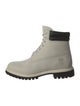 Timberland Leather Colorblock Pattern Combat Boots
